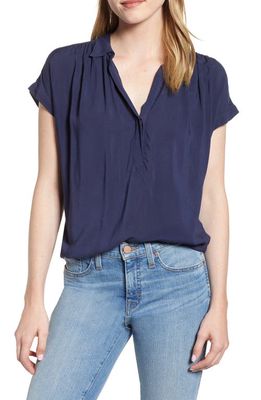 Velvet by Graham & Spencer Henley Challis Top in Postman