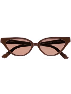 Velvet Canyon Beatniks cat-eye sunglasses - Brown