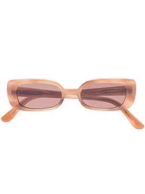 Velvet Canyon La Petite rectangle-frame sunglasses - Brown