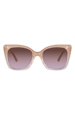 Velvet Eyewear Ada 52mm Cat Eye Sunglasses in Blush