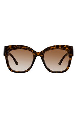 Velvet Eyewear Jane 55mm Gradient Cat Eye Sunglasses in Tortoise