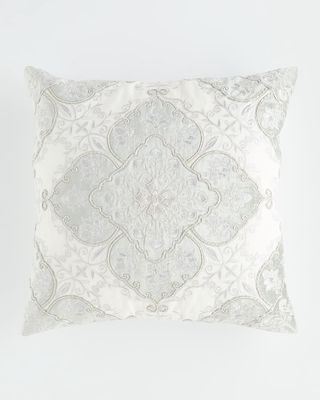 Velvet Scroll Decorative Pillow - 22"
