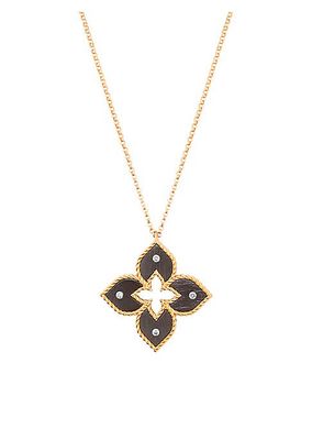 Venetian Princess 18K Rose Gold, Grey Titanium & 0.04 TCW Diamonds Pendant Necklace
