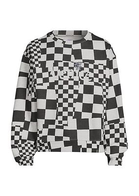 Venice Checked Cotton Sweater