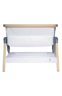Venice Child California Dreaming Portable Bedside Bassinet in White Wood