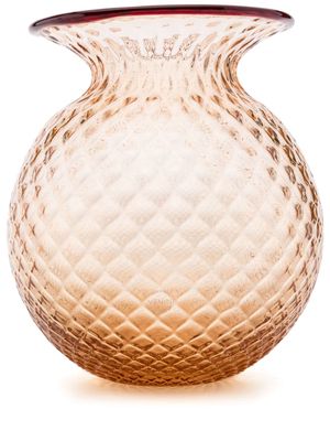 Venini Balloton Fiori glass vase - Neutrals