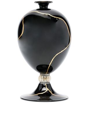 Venini circular ceramic vase - Black