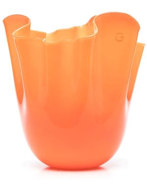 Venini Fazzoletto glass vase - Orange