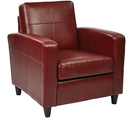 Venus Bonded Leather Club Chair by Ave Six