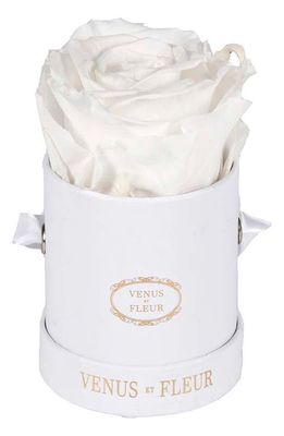 Venus ET Fleur Classic Le Mini Round Eternity Rose in Pure White