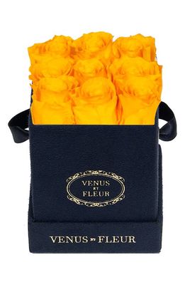 Venus ET Fleur Classic Le Mini Square Eternity Roses in Yellow