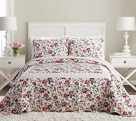 Vera Bradley Indiana Rose Queen Bedspread