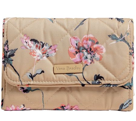 Vera Bradley Performance Twill Iconic RFID Rile y Wallet