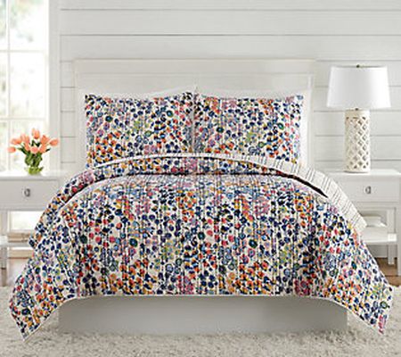 Vera Bradley Petite Floral Full/Queen Quilt