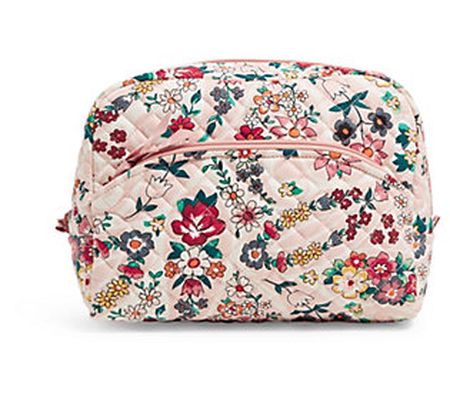 Vera Bradley Printed Cotton Large Cosmetic Bag