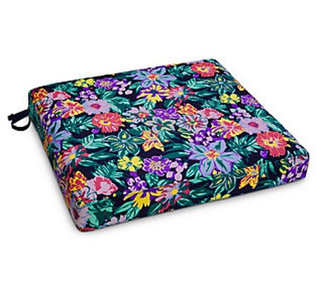 Vera Bradley Water-Resistant Patio Seat Cushion 19"x 19"x 3"