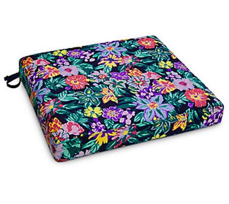 Vera Bradley Water-Resistant Patio Seat Cushion 21"x 19"x 3"