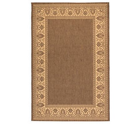 Veranda Border Rug 5'10" x 9'2" by Plow & Heart h