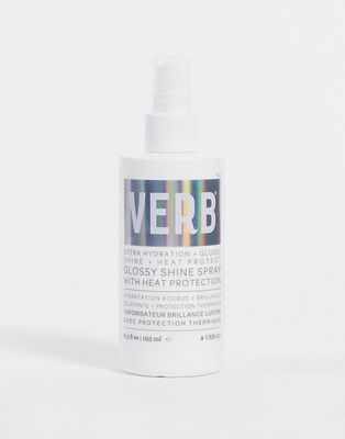 Verb Glossy Shine Spray with Heat Protectant 6.5 oz-No color