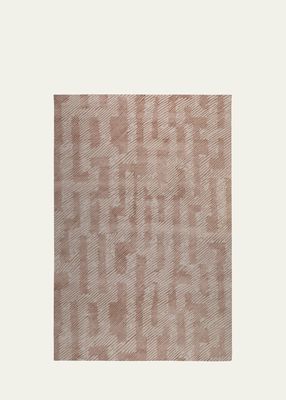 Verge Clay Hand-Knotted Rug, 6' x 9'