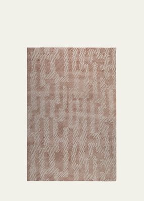 Verge Clay Hand-Knotted Rug, 9' x 12'