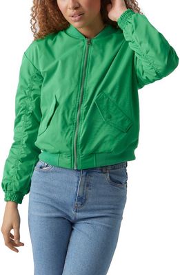 VERO MODA Alexa Bomber Jacket in Bright Green