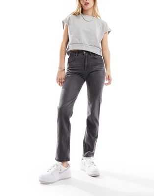 Vero Moda Aware straight leg jeans in washed gray
