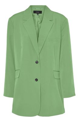 VERO MODA Cait Sille Oversize Blazer in Irish Green