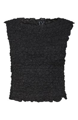 VERO MODA Chloe Smocked Top in Black