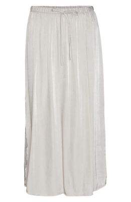 VERO MODA Mina Maxi Skirt in Silver Lining 