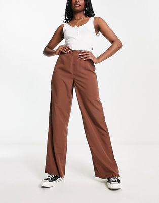 Vero Moda tailored pants in brown - part of a set