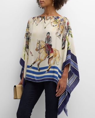 Verona Cashmere & Silk Poncho