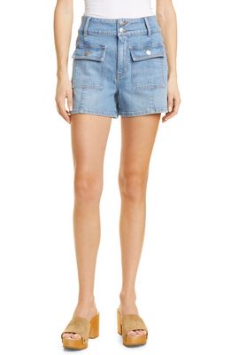 Veronica Beard Abigail Patch Pocket Shorts in Lakeshore