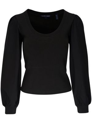 Veronica Beard Anabel ribbed-knit jumper - Black