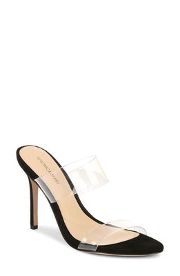 Veronica Beard Asha Sandal in Black/Clear