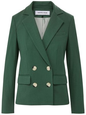 Veronica Beard Battista double-breasted dickey jacket - Green