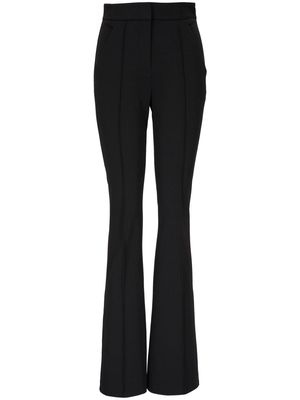 Veronica Beard bonded-seams flared trousers - Black