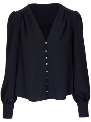 Veronica Beard crepe de chine blouse - Black