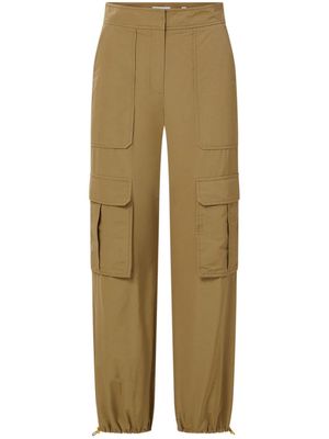 Veronica Beard Dari high-waisted cargo trousers - Brown