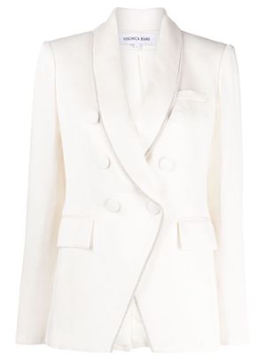 Veronica Beard double-breasted tailored jacket - White