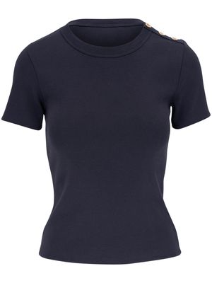 Veronica Beard Draya ribbed top - Blue