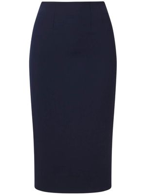 Veronica Beard Holmes pencil midi skirt - Blue