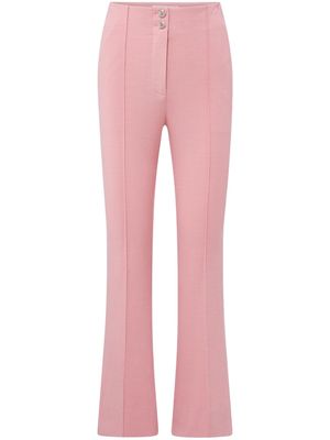 Veronica Beard Kean high-waisted flared trousers - PEONY