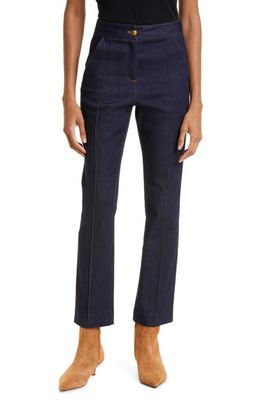 Veronica Beard Kimra Denim Pants in Dark Oxford