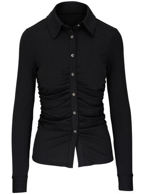 Veronica Beard Koka ruched shirt - Black