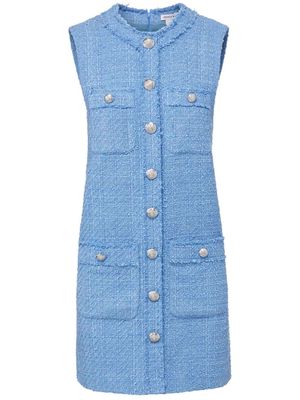 Veronica Beard Laurel tweed sleeveless dress - Blue