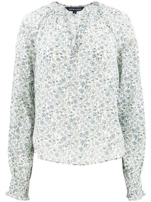 Veronica Beard Layana floral-print quartz - White