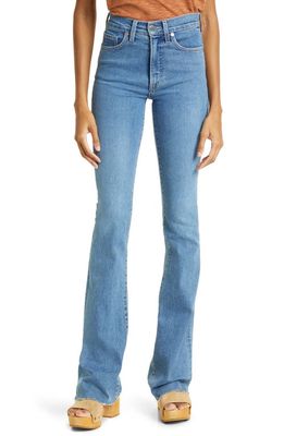 Veronica Beard Leena Raw Hem Bootcut Jeans in Stargazer