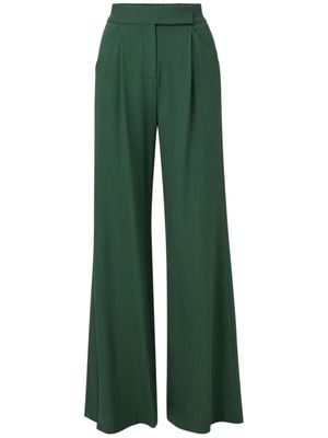 Veronica Beard Marbeau wide-leg trousers - Green