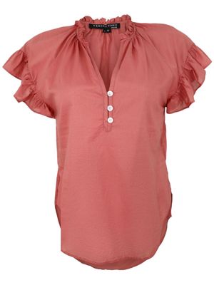 Veronica Beard Milly cotton blouse - Pink